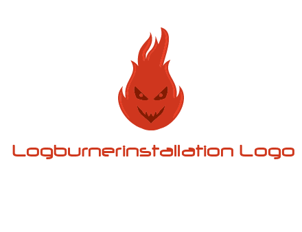 evil fire logo
