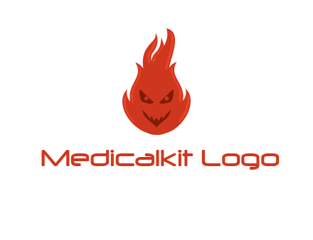 evil fire logo