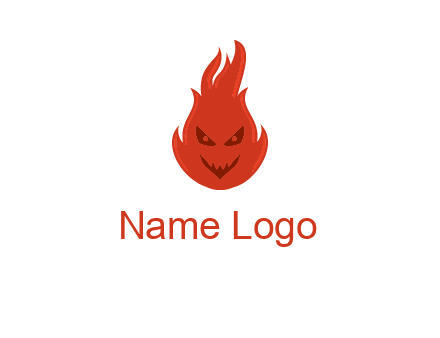 evil fire logo