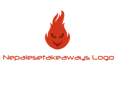 evil fire logo