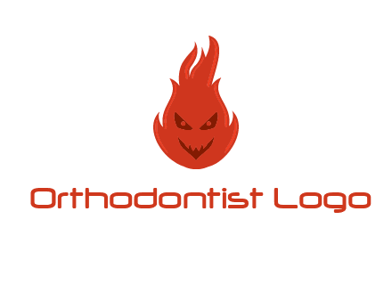 evil fire logo