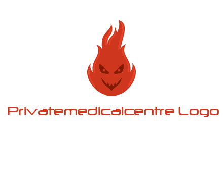 evil fire logo