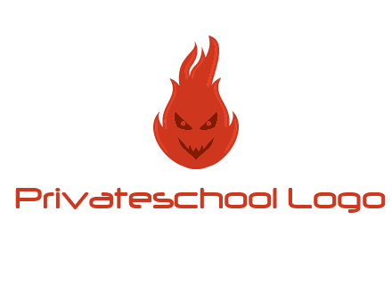 evil fire logo