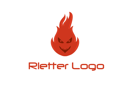 evil fire logo