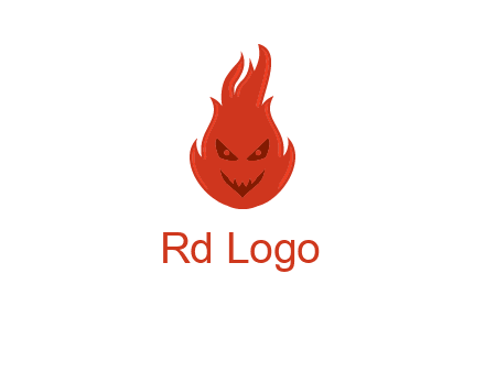 evil fire logo