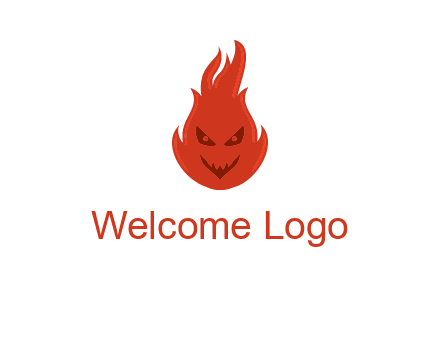 evil fire logo