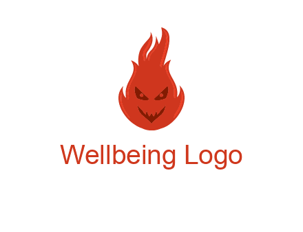 evil fire logo