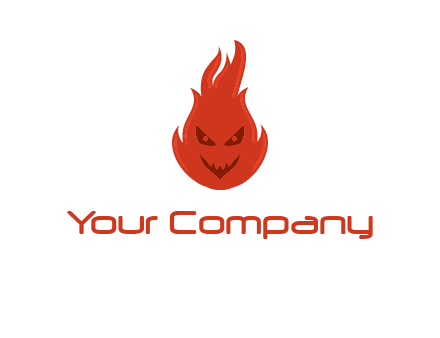 evil fire logo