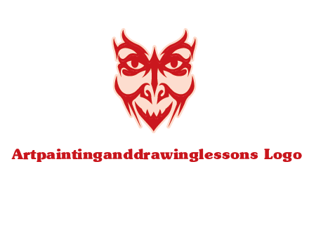 devil face illustration