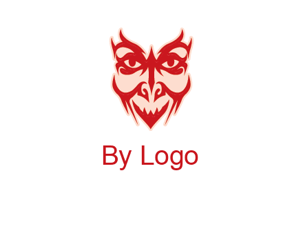 devil face illustration