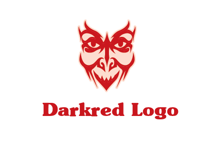 devil face illustration