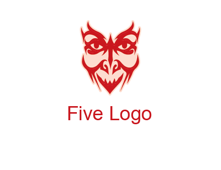 devil face illustration