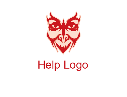 devil face illustration