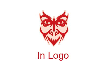 devil face illustration