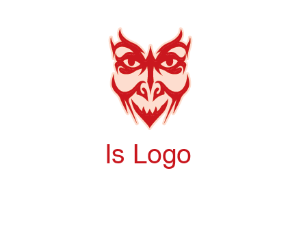 devil face illustration
