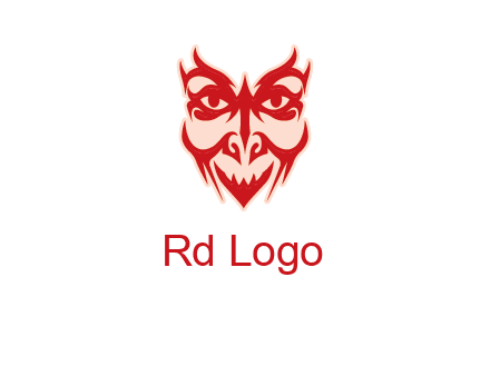 devil face illustration