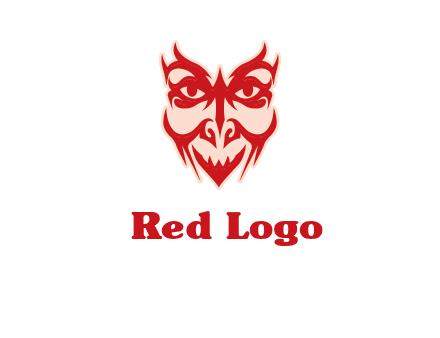devil face illustration
