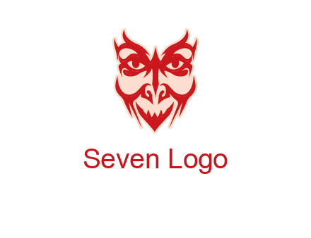 devil face illustration