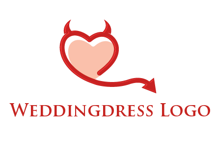 devil with heart logo