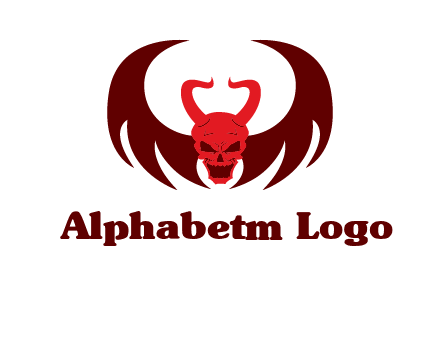 devil with wings and horn