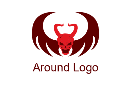 devil with wings and horn