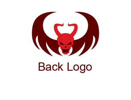 devil with wings and horn