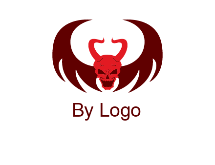 devil with wings and horn