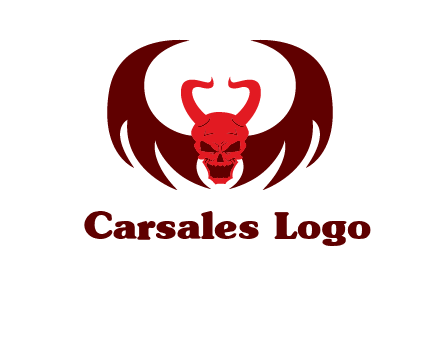 devil with wings and horn