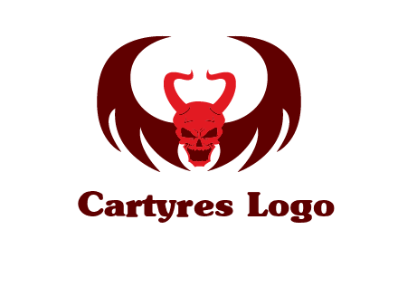 devil with wings and horn