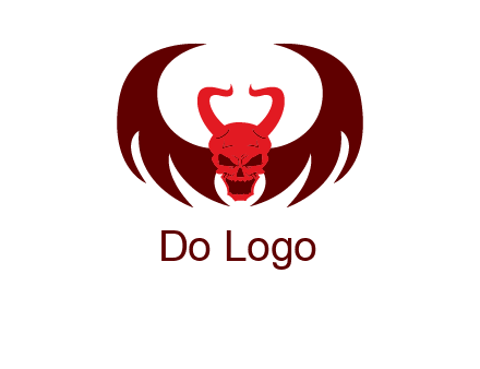 devil with wings and horn