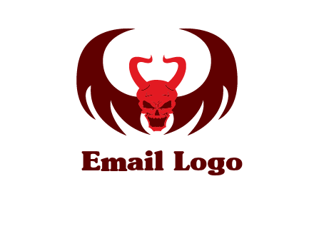 devil with wings and horn