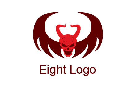 devil with wings and horn