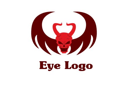 devil with wings and horn