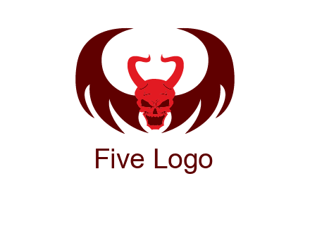 devil with wings and horn