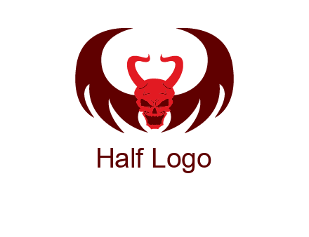 devil with wings and horn