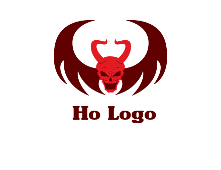 devil with wings and horn