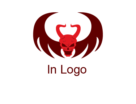 devil with wings and horn