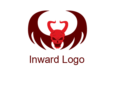 devil with wings and horn
