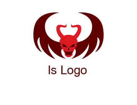 devil with wings and horn