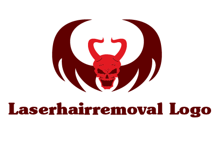 devil with wings and horn