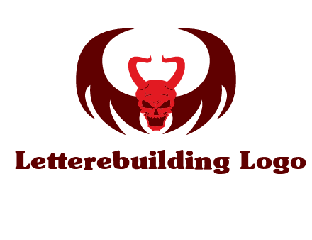 devil with wings and horn