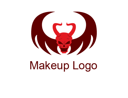 devil with wings and horn