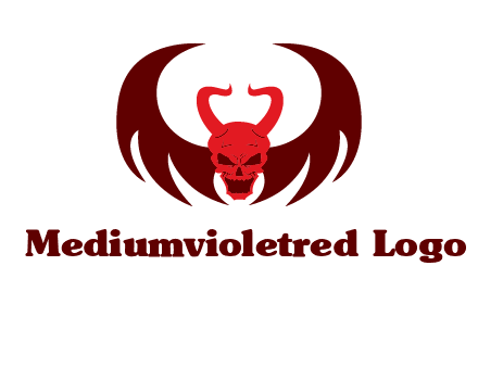 devil with wings and horn