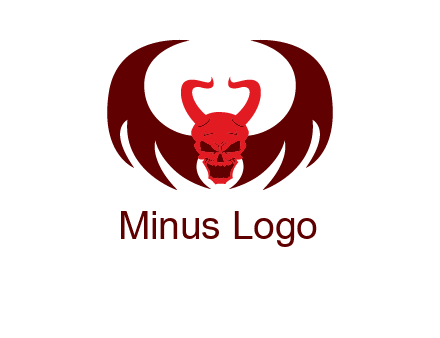 devil with wings and horn