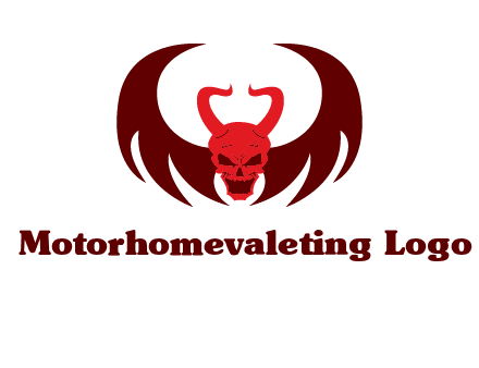 devil with wings and horn