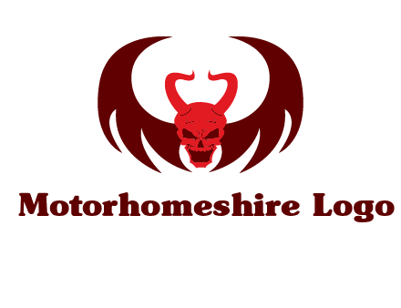 devil with wings and horn
