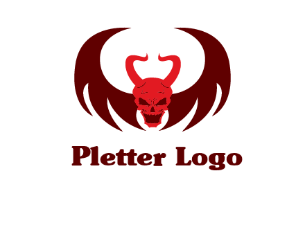 devil with wings and horn