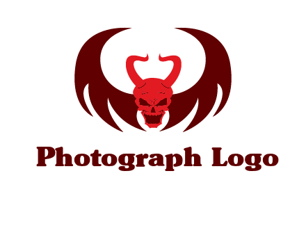 devil with wings and horn