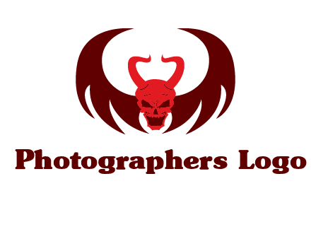 devil with wings and horn