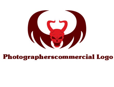 devil with wings and horn